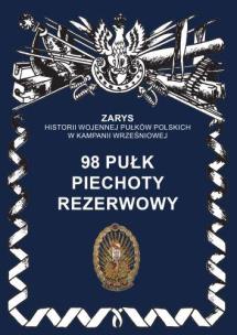 Okładka książki 98 pułk piechoty rezerwowy