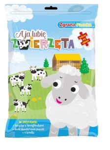 Okładka książki A ja lubię zwierzęta. Zgrana Paczka