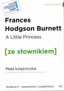 Okładka książki A Little Princess / Mała księżniczka z podręcznym słownikiem angielsko-polskim Poziom A2