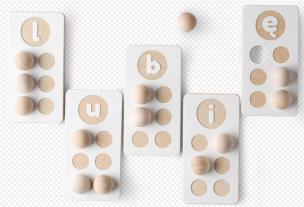 Opakowanie Aafebet łaciński z systemem znaków Braillea