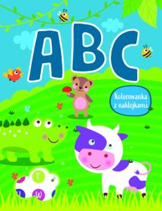 Okładka książki ABC. Kolorowanka z naklejkami