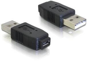 Opakowanie Adapter DELOCK 65029 (USB M - Micro USB F; kolor czarny)