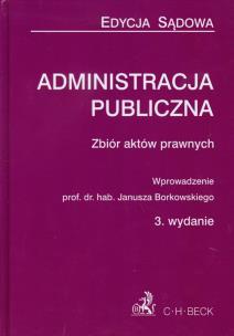 Okładka książki Administracja publiczna wyd.3. Edycja sądowa