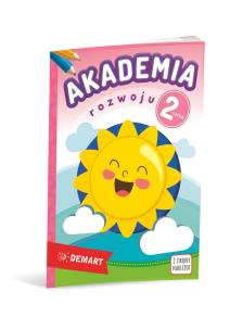 Akademia rozwoju 2-latka. Autor: Anna Borchard. Multiszop.pl Okładka książki Akademia rozwoju 2-latka