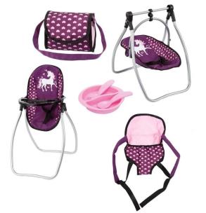 Opakowanie Akcesoria dla lalek śliwkowy Vario