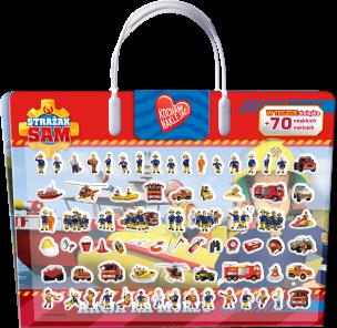 Okładka książki Akcja na morzu. Kocham naklejać. Strażak Sam