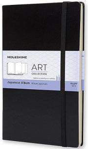 Album Japoński L 13x21cm 48K TW czarny. Wydawca: Moleskine. Multiszop.pl Opakowanie Album Japoński L 13x21cm 48K TW czarny