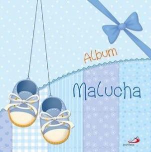 Album Malucha niebieski. Autor: Maria Elena Gonano. Multiszop.pl Okładka książki Album Malucha niebieski