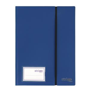 Album ofertowy A4 20 koszul z gumką granat STRIGO. Wydawca: Strigo. Multiszop.pl Opakowanie Album ofertowy A4 20 koszul z gumką granat STRIGO
