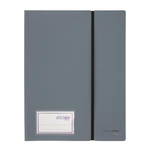 Album ofertowy A4 20 koszul z gumką szary STRIGO. Wydawca: Strigo. Multiszop.pl Opakowanie Album ofertowy A4 20 koszul z gumką szary STRIGO