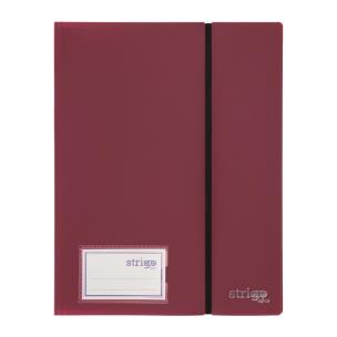 Album ofertowy A4 40kosz. z gumką bordowy STRIGO. Wydawca: Strigo. Multiszop.pl Opakowanie Album ofertowy A4 40kosz. z gumką bordowy STRIGO
