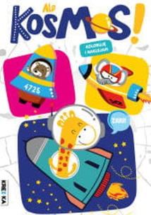 Okładka książki Ale kosmos! Kolorowanka z naklejkami