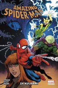 Amazing Spider-Man T.5 Za kulisami. Autor: Nick Spencer. Multiszop.pl Okładka książki Amazing Spider-Man T.5 Za kulisami