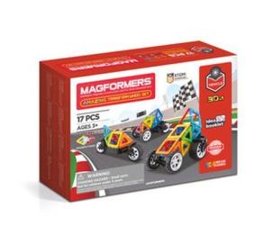 Amazing Transform Wheel Set 17 elementów. Wydawca: MAGFORMERS. Multiszop.pl Opakowanie Amazing Transform Wheel Set 17 elementów