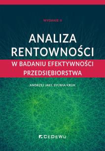 Okładka książki Analiza rentowności w badaniu efektywności.. w.2