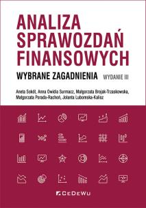 Okładka książki Analiza sprawozdań finansowych. Wybrane zagadnienia (Wyd III)