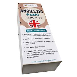 Angielski fiszki zdaniowe Poziom B2. Autor: Dwornik Paweł. Multiszop.pl Okładka książki Angielski fiszki zdaniowe Poziom B2