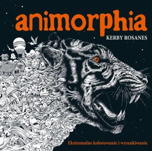 ANIMORPHIA. Ekstremalne kolorowanie i wyszukiwanie wyd. 2023. Autor: Kerby Rosanes. Multiszop.pl Okładka książki ANIMORPHIA. Ekstremalne kolorowanie i wyszukiwanie wyd. 2023