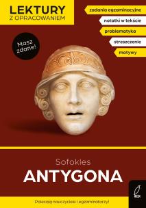 Antygona. Lektury z opracowaniem. Autor: Sofokles. Multiszop.pl Okładka książki Antygona. Lektury z opracowaniem