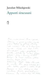 Okładka książki Appunti Siracusani