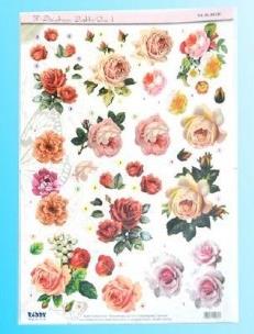 Opakowanie Arkusz do techniki 3D kwiatowy