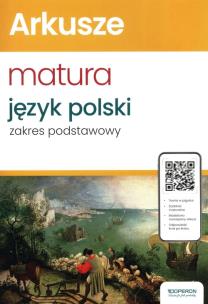 Arkusze Matura Język polski zakres podstawowy. Autor: Aleksandra Marzec. Multiszop.pl Okładka książki Arkusze Matura Język polski zakres podstawowy