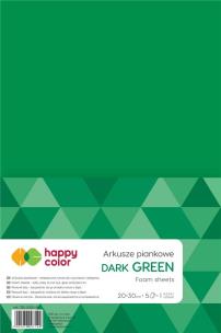 Opakowanie Arkusze piankowe dark green A4 5szt. HAPPY COLOR