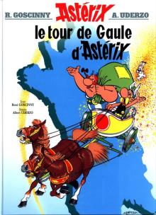 Okładka książki Asterix 5 Asterix Le tour de Gaule d'Asterix