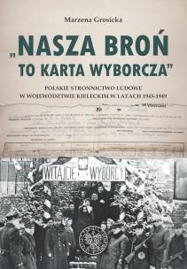 asza broń to karta wyborcza. Autor: Marzena Grosicka. Multiszop.pl Okładka książki asza broń to karta wyborcza