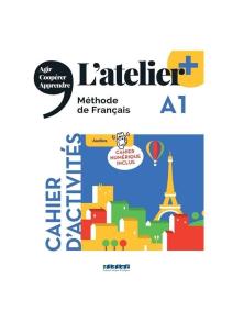 Atelier plus A1 ćwiczenia + wersja cyfrowa + app. Autor:   Praca zbiorowa. Multiszop.pl Okładka książki Atelier plus A1 ćwiczenia + wersja cyfrowa + app