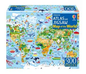 Opakowanie Atlas and Jigsaw Map of the World
