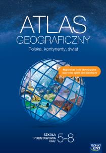 Okładka książki Atlas geograficzny SP Polska, kontynenty...w.2023