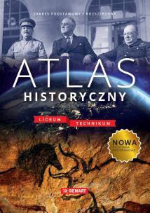 Atlas historyczny. Liceum I Technikum. Autor: Olczak Elżbieta. Multiszop.pl Okładka książki Atlas historyczny. Liceum I Technikum