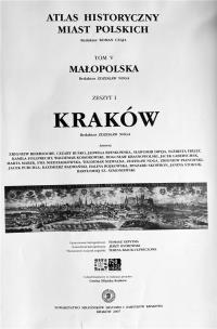 Atlas historyczny miast pol. T.5 Małopolska z.1. Autor: red. Zdzisław Noga. Multiszop.pl Okładka książki Atlas historyczny miast pol. T.5 Małopolska z.1