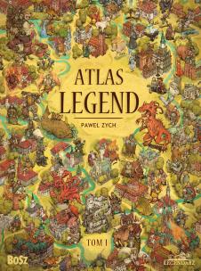 Atlas legend. Autor: Zych Paweł. Multiszop.pl Okładka książki Atlas legend