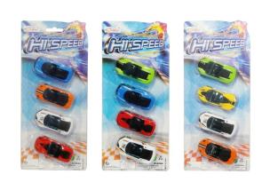 Opakowanie Auta 4 sztuki MIX