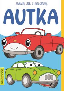 Okładka książki Autka. Bawię się i koloruję