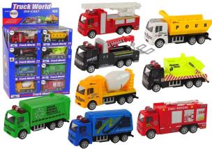 Opakowanie Auto budowlane na napęd frakcyjny 1:55 MIX