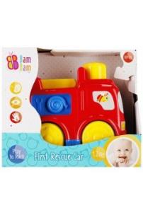 Auto Mały strażak BamBam. Wydawca: BamBam. Multiszop.pl Opakowanie Auto Mały strażak BamBam