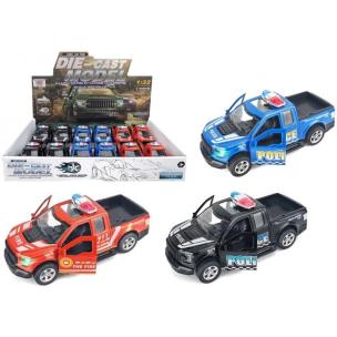 Opakowanie Auto policyjne metalowe z napędem