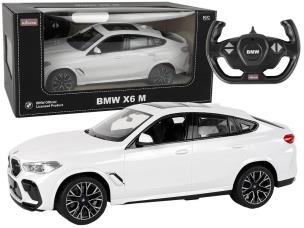 Auto R/C BMW X6 M 1:14 białe. Wydawca: Rastar. Multiszop.pl Opakowanie Auto R/C BMW X6 M 1:14 białe