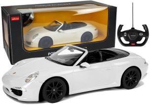 Opakowanie Auto R/C Porsche 911 Carrera S Rastar 1:12 białe