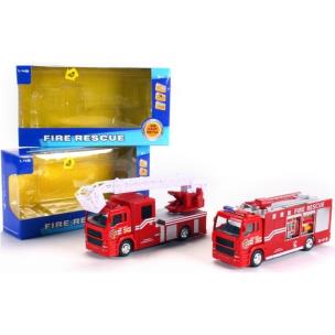 Opakowanie Auto strażackie metalowe z dźwiękiem MIX