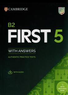 B2 First 5 Student's Book with Answers with Audio with Resource Bank. Wydawca: Cambridge University Press. Multiszop.pl Opakowanie B2 First 5 Student's Book with Answers with Audio with Resource Bank