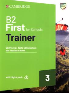 Okładka książki B2 First For Schools Trainer 3 Trainer with Answers with Digital Pack