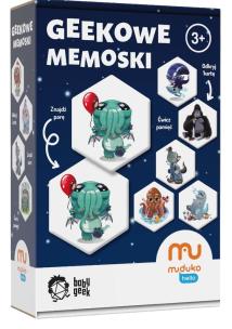 Baby Geek Geekowe memoski. Wydawca: Muduko. Multiszop.pl Opakowanie Baby Geek Geekowe memoski