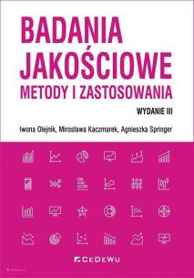 Okładka książki Badania jakościowe - metody i zastosowania (wyd. III)