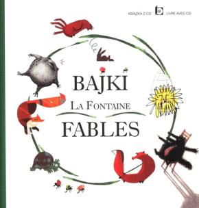Okładka książki Bajki La Fontaine Fables + płyta CD