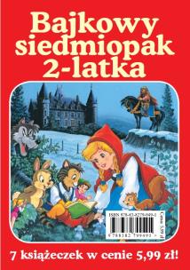 Bajkowy siedmiopak 2-latka. Autor: Opracowanie zbiorowe. Multiszop.pl Okładka książki Bajkowy siedmiopak 2-latka
