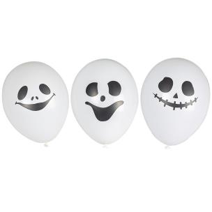 Opakowanie Balony z halloweenowym nadrukiem - duszki 6szt